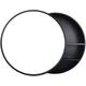 SORVA Large Bathroom Mirror Cabinet Makeup Vanity Mirror Round Bathroom Cabinets, Bathroom Cabinets Wall Mounted With Mirror Bathroom Mirror Cabinet Wood Medicine Cabinet,natural wood,28in (Black