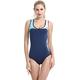 Cressi Damen DEA Swimming Wetsuit Neopren Badeanzug 1mm Neoprenanzug, Blau/Weiß/Hellblau, XS/1