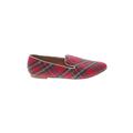 J.Crew Factory Store Flats: Red Grid Shoes - Women's Size 7 1/2