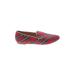 J.Crew Factory Store Flats: Red Grid Shoes - Women's Size 7 1/2