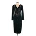 Carole Little Casual Dress: Black Dresses - Women's Size Medium