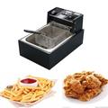 Electric Deep Fryer, 6L Desktop Deep Fryer for Home Use, with Basket Filter, Adjustable Temperature and Timer, Suitable for Hotels, Restaurants