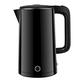 Stainless Steel Electric Kettle, 2.5 Litre Cordless Water Kettle,1500W Heat Preservation Kettle, LED Indicator, Auto-shut Off, Boil-Dry Protection,360°rotating Automatic Power-off (Black) Full moon