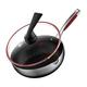 QIANGT ,Saucepan Frying pan 28cm Fry pan Kitchen Wok 316L Stainless Steel pan Honeycomb Wok Kitchen Frying pan with lid Pot (Color : SET1, Size : 28cm)