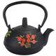 Cast Iron Tea Kettle, Japanese Tetsubin Teapot Cast Iron Teapot Cast Iron Tea Kettle Stovetop Blossom Gift Decoration 0.3L