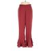 Lulus Casual Pants - High Rise: Red Bottoms - Women's Size Small