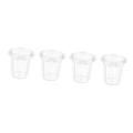 ABOOFAN 4pcs Espresso Machine Accessories Tools Coffee Machine Coffee Concentrate Coffee Makers Measuring Cup Coffee Cups Coffee Dosing Cup Cups Dosing Cups PC Plastic Smell Cup Medication