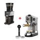 Semi Automatic 20 Bar Coffee Maker Machine by with Milk Steam Frother Wand for Espresso Cappuccino Latte and Mocha Coffee Machines (Color : CM7008 N BCG706, Size : AU)