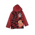 Disney Raincoat: Red Graphic Jackets & Outerwear - Kids Boy's Size 7