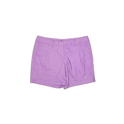 Nike Shorts: Purple Solid Bottoms - Women's Size 8