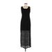 Xhilaration Casual Dress - Maxi: Black Dresses - Women's Size Medium