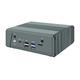 HUNSN Micro Firewall Appliance, Mini PC, VPN, Router PC, AMD Ryzen 5 5500U, RJ11a, 4 x Intel 2.5GbE I226-V LAN, Type-C, TF, HDMI, DP, Barebone, NO RAM, NO Storage, NO System