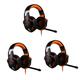 Angoily 3pcs Gaming Headphones with LED Light Headset for Computer In Ear Headphones Wireless Heaphones Wireless Stereo Headphones Computer Headphones Head Phones Gaming Earpiece Each