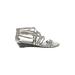 Montego Bay Club Sandals: Silver Shoes - Women's Size 6