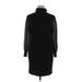 Belle By Kim Gravel Casual Dress - Sweater Dress: Black Dresses - Women's Size X-Large