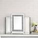 Everly Quinn Canobbio Beveled Makeup Mirror Glass | 22 H x 30 W x 1 D in | Wayfair 104080A52FF84D1BA989EFA0CA774961