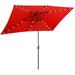 Arlmont & Co. Waterproof Rectangular Patio Umbrella & Solar Lights 6.5 Ft. X 10 Ft | Wayfair 906D387415004C2697C77F728069996C