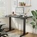 17 Stories Ashwina 63" W Height Adjustable Rectangle Standing Desk in Black | 46.46 H x 63 W x 28 D in | Wayfair ABD71EE7BA9F47029322B4B1CCF68F6E