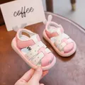 Baby Jungen Echt leder Sandalen Mädchen Sommerschuhe Kleinkind Schuhe weichen Boden Kinder Kinder