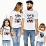 Disney Family Outfits for Birthday t-shirt tema topolino Family Look t-shirt Party Family