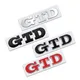 3d Metall GTD Logo Heck Kofferraum Kofferraum Emblem Abzeichen Aufkleber für VW Polo Golf 5 6 7 ccm