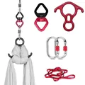 Heavy Duty 1 Set Yoga Hardware Fliegen Luft Seide Schaukel Swivel Set für Indoor Yoga Hängematte