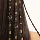80 stücke aushöhlen Haarring DIY Frisur Haarschmuck Loc Haarschmuck für Zöpfe Dread Locks Haar