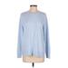 Croft & Barrow Pullover Sweater: Blue Tops - Women's Size P