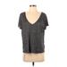 Project Social T loves Urban Outfitters Short Sleeve T-Shirt: Gray Tweed Tops - Women's Size Small