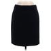 J.Crew Casual Skirt: Black Solid Bottoms - Women's Size 4