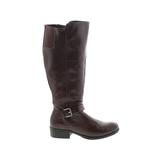 Croft & Barrow Boots: Burgundy Shoes - Women's Size 8