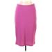 Lularoe Casual Skirt: Pink Chevron/Herringbone Bottoms - Women's Size Medium