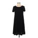 Gap Casual Dress - Shift: Black Solid Dresses - Women's Size X-Small