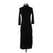 Banana Republic Casual Dress - Sweater Dress: Black Dresses - Women's Size X-Small