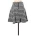 Divided by H&M Casual Skirt: Gray Marled Bottoms - Women's Size Small