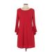 INC International Concepts Casual Dress: Red Solid Dresses - New - Women's Size Large