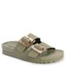 MUK LUKS Grand Cayman Sandal - Womens 10 Green Sandal Medium