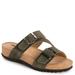 MUK LUKS Poppy Sandal - Womens 9 Green Sandal Medium