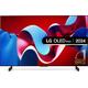 42" Lg OLED42C44LA Smart 4K Ultra HD HDR OLED TV with Amazon Alexa, Silver/Grey