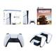 Sony PlayStation 5 Model Group (Slim), PS5 DualSense Wireless Controller (White), Venom VS5001 PlayStation 5 Twin Docking Station (White) & Wreckfest (PS5) Bundle, White