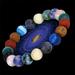 Azrian Beauty Care/Body Care Solar Energy Bracelet Natural Stone Universe Pearl Galaxy Eight Planets theme Series Bracelet for Home Use and Travel Mother s Day Gifts
