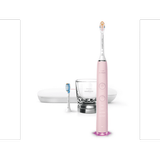 Philips Sonicare DiamondClean Smart 9300 Electric Toothbrush Sonic Toothbrush with App Pressure Sensor Brush Head Detection 4 Brushing Modes and 3 Intensity Levels Pink Model HX9903/25