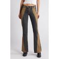 Motocross Mid Rise Flare Jeans