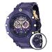 Renewed Invicta Subaqua 0.11 Carat Diamond Shutter Swiss Ronda 5050.C Caliber Men's Watch w/ Mother of Pearl Dial - 52mm Purple (AIC-38715)
