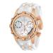 Renewed Invicta Reserve Bolt Swiss Ronda Z60 Caliber Unisex Watch w/ Mother of Pearl Dial - 40mm Rose Gold White (AIC-30534)