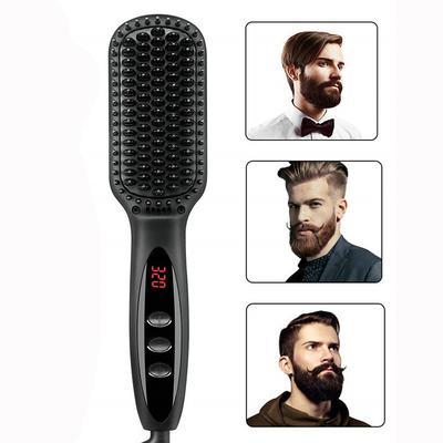 Heating Straightening Comb Hair Straightener Brush Men Quick Beard Straightener Brush Beard Comb Styling Iron Smoothing Comb