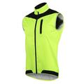 Arsuxeo Men's Cycling Jacket Bike Vest / Gilet Waterproof Windproof Breathable Sports Polyester Elastane Black / Black / Red / Yellow Mountain Bike MTB Road Bike Cycling Clothing Apparel Relaxed Fit