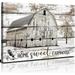 Farmhouse Barn Canvas Wall Art Rustic Barn Pictures Wall Decor for Kitchen Living Room Cabin Home Decor Vintage Old White Barn Painting Sweet Home Signs Poster Artwork Decorations 12x16\u201d