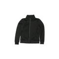 Stretch is Comfort Track Jacket: Black Solid Jackets & Outerwear - Kids Girl's Size 6