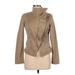 White House Black Market Jacket: Tan Solid Jackets & Outerwear - Women's Size 6